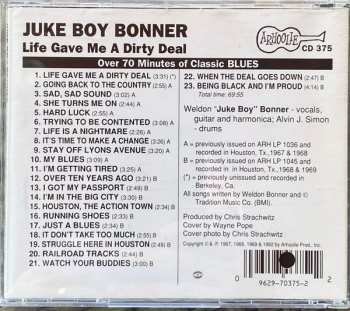 CD Juke Boy Bonner: Life Gave Me A Dirty Deal