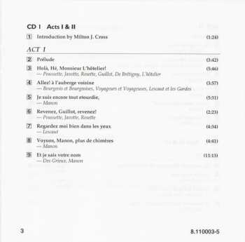 3CD Jules Massenet: Manon