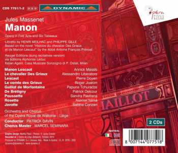 2CD Jules Massenet: Manon