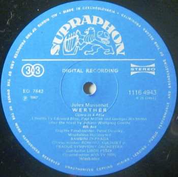 3LP/Set di cofanetti Pavel Kühn: Werther - Opera In 4 Acts