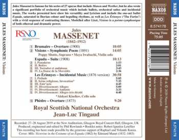 CD Jules Massenet: Visions