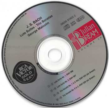 CD Johann Sebastian Bach: Lute Suites · Trio Sonatas