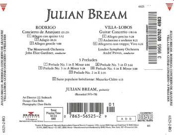 CD Julian Bream: Concierto De Aranjuez / Guitar Concerto / 5 Preludes