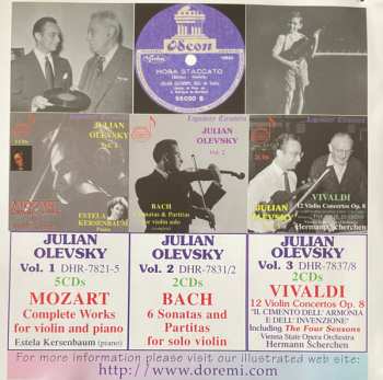 CD Julian Olevsky: Vol. 4 : Violin Favorites By Kreisler & Others