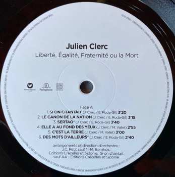 LP Julien Clerc: Liberté, Égalité, Fraternité Ou La Mort