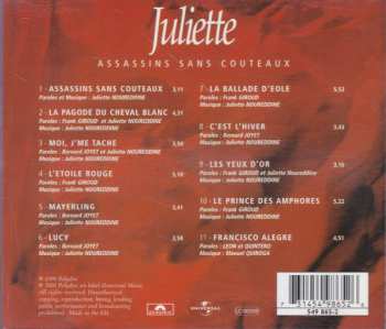 CD Juliette: Assassins Sans Couteaux