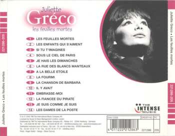 CD Juliette Gréco: Les Feuilles Mortes