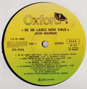 3LP/Set di cofanetti Julio Iglesias: Special