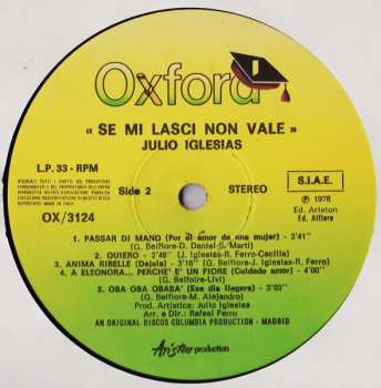 3LP/Set di cofanetti Julio Iglesias: Special