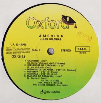 3LP/Set di cofanetti Julio Iglesias: Special