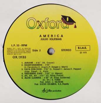 3LP/Set di cofanetti Julio Iglesias: Special