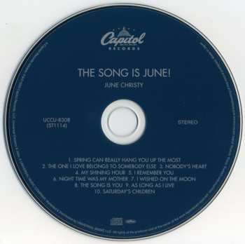 CD June Christy: The Song Is June!
