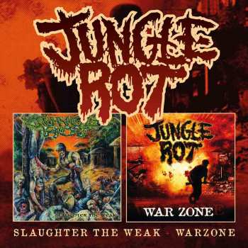 2CD/Set di cofanetti Jungle Rot: Slaughter The Weak / War Zone LTD