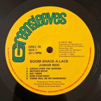 LP Junior Reid: Boom Shack A Lack