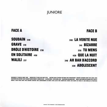 LP Juniore: Un Deux Trois