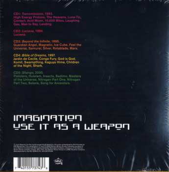 5CD/Set di cofanetti Juno Reactor: Imagination, Use It As A Weapon