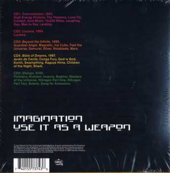 5CD/Set di cofanetti Juno Reactor: Imagination, Use It As A Weapon