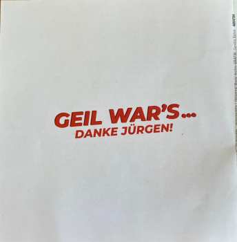 CD Jürgen Drews: Geil War's (Danke Jürgen)