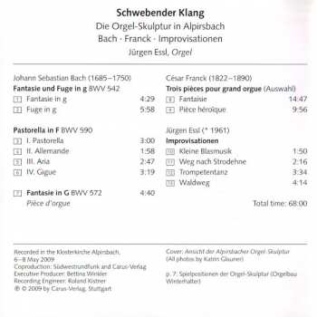CD Jürgen Essl: Schwebender Klang (Die Orgel-Skulptur In Alpirsbach)