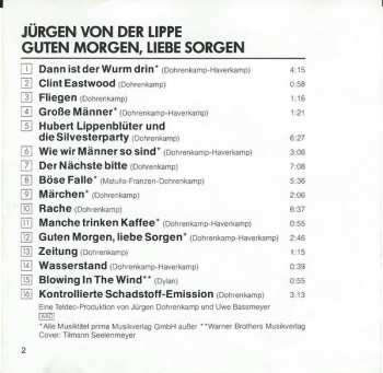 CD Jürgen Von Der Lippe: Guten Morgen, Liebe Sorgen