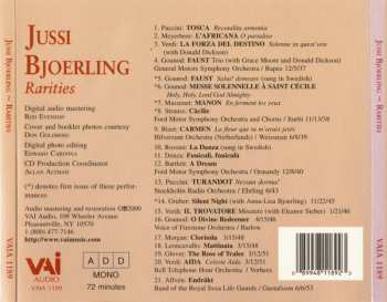 CD Jussi Björling: Rarities