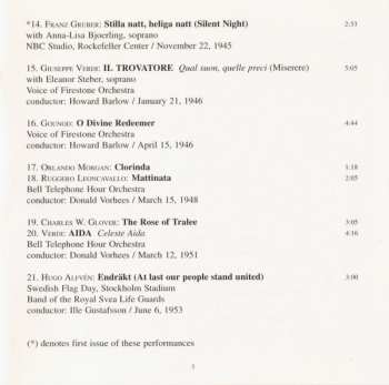 CD Jussi Björling: Rarities