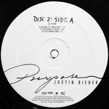 2LP Justin Bieber: Purpose