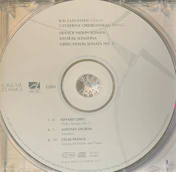 CD Antonín Dvořák: Violin Sonata / Sonatina / Violin Sonata No. 3