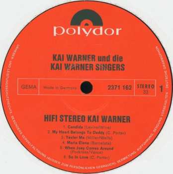 LP Kai Warner: Hi-Fi-Stereo