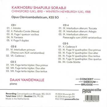 5CD Kaikhosru Shapurji Sorabji: Opus Clavicembalisticum