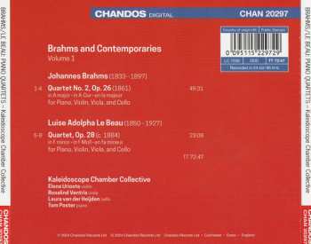 CD Johannes Brahms: Brahms & Contemporaries Vol. 1