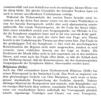 CD Lahti Symphony Orchestra: Symphony No. 1 / Hiljaisuus / Violin Concerto