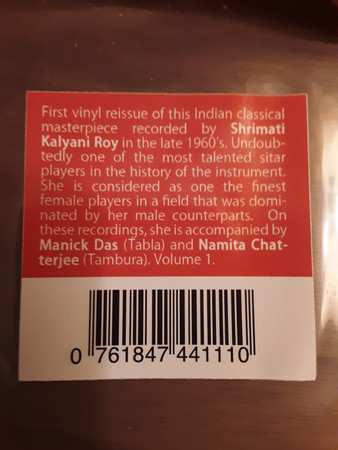 LP Kalyani Roy: The Virtuoso of Sitar Vol. I