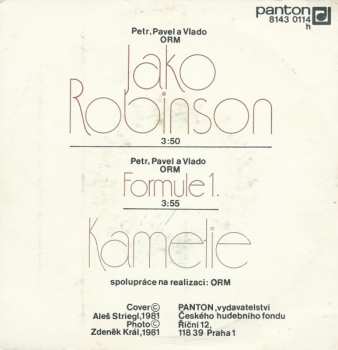 SP Kamelie: Jako Robinson / Formule 1.