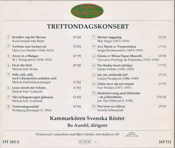 CD Kammarkören Svenska Röster: Trettondagskonsert