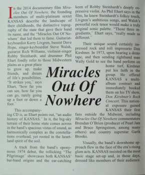 CD/DVD Kansas: Miracles Out Of Nowhere