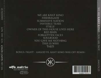 2CD/Set di cofanetti Kant Kino: We Are Kant Kino - You Are Not LTD