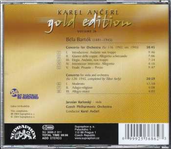 CD The Czech Philharmonic Orchestra: Concerto For Orchestra • Viola Concerto