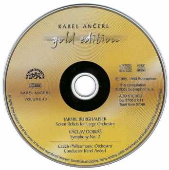 CD Karel Ančerl: Jarmil Burghauser: Seven Reliefs; Václav Dobiáš: Symphony No. 2