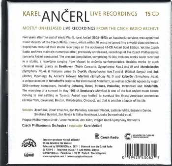 15CD The Czech Philharmonic Orchestra: Karel Ančerl Live Recordings