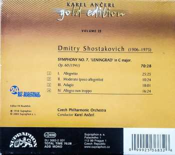 CD The Czech Philharmonic Orchestra: Symphony No. 7 'Leningrad'