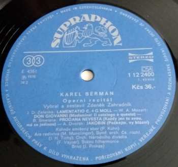 LP Karel Berman: Operní Recitál