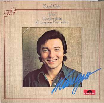 LP Karel Gott: Ein Dankeschön All Meinen Freunden