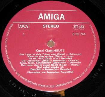 LP Karel Gott: Heute