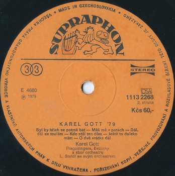 LP Karel Gott: Karel Gott '79