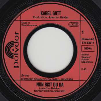 SP Karel Gott: Nun Bist Du Da