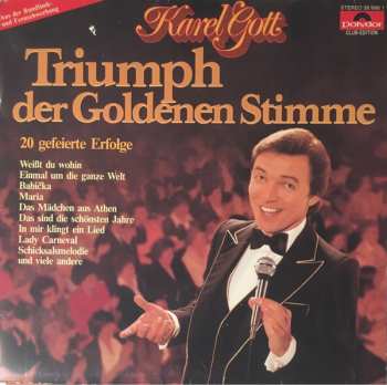 LP Karel Gott: Triumph Der Goldenen Stimme