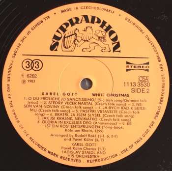 LP Karel Gott: White Christmas