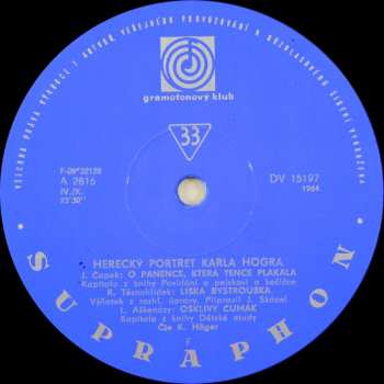 LP Karel Höger: Herecký Portrét Karla Högra