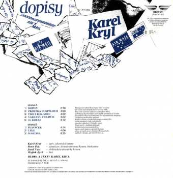 LP Karel Kryl: Dopisy